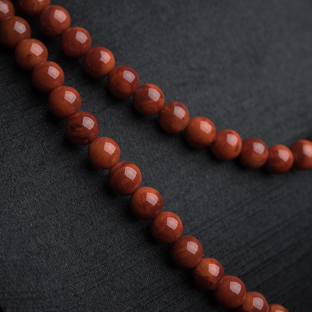 四川南红108佛珠-红掌柜