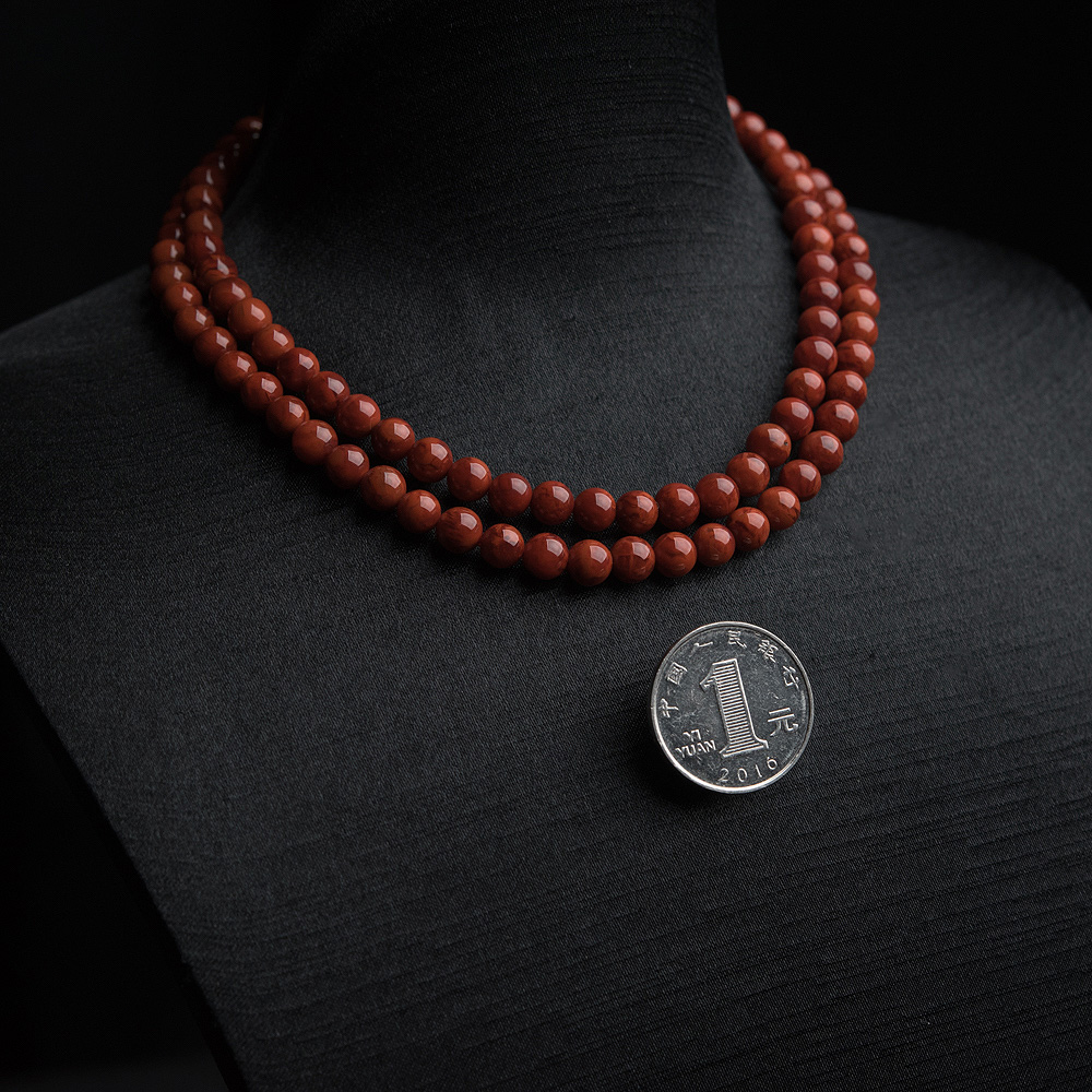 四川南红佛珠-红掌柜