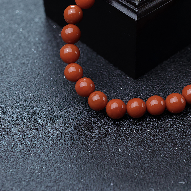 天然南红手串-红掌柜