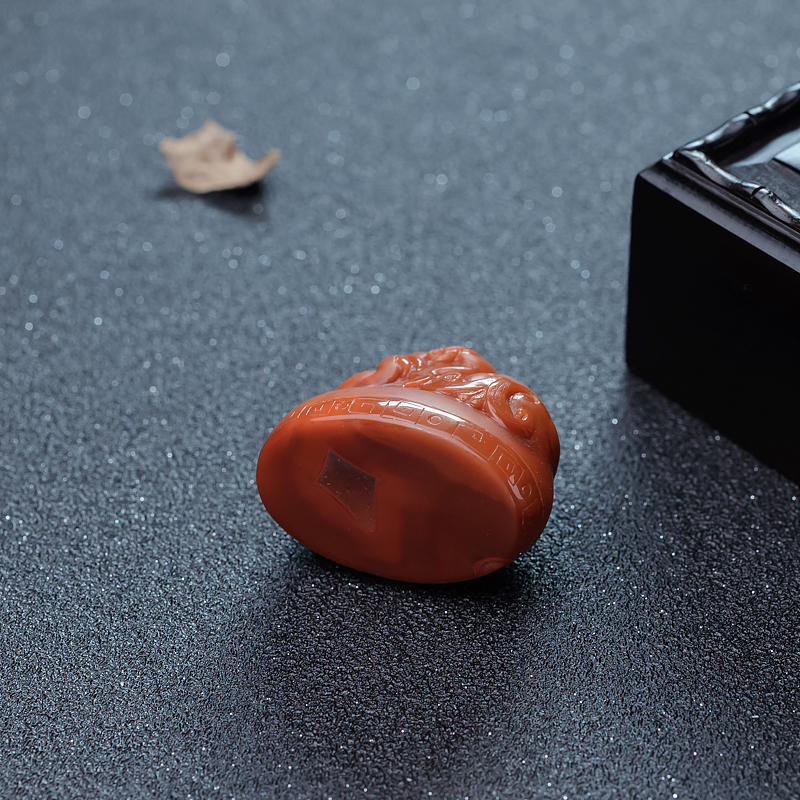 南红小摆件-红掌柜