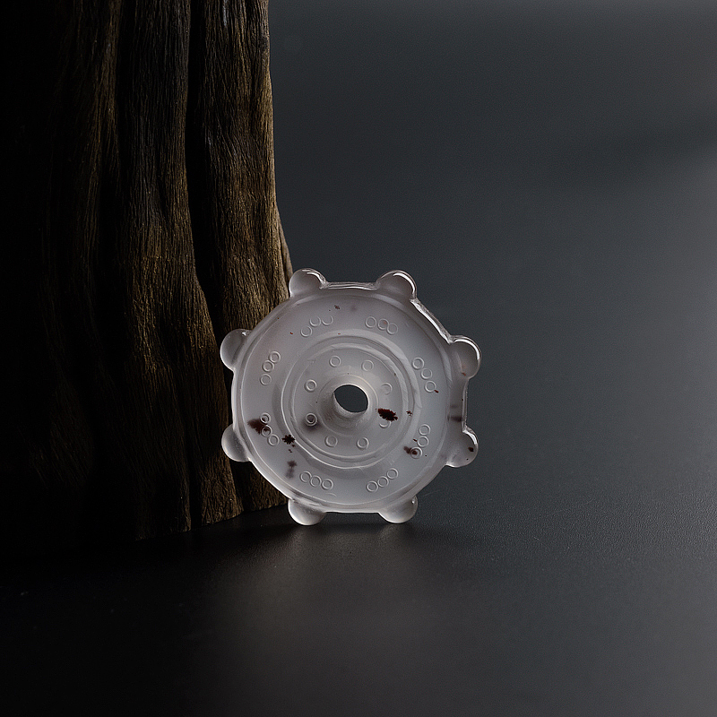 川料冰飘南红吊坠-红掌柜