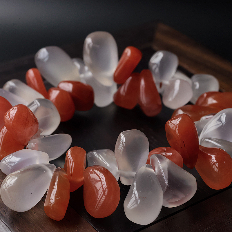 冰飘南红手串-红掌柜