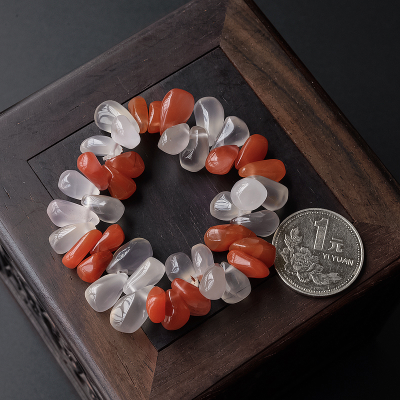 冰飘南红手串-红掌柜