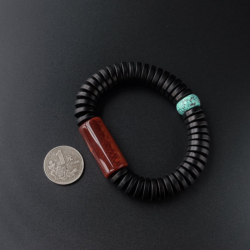 川料火焰纹南红手串-红掌柜