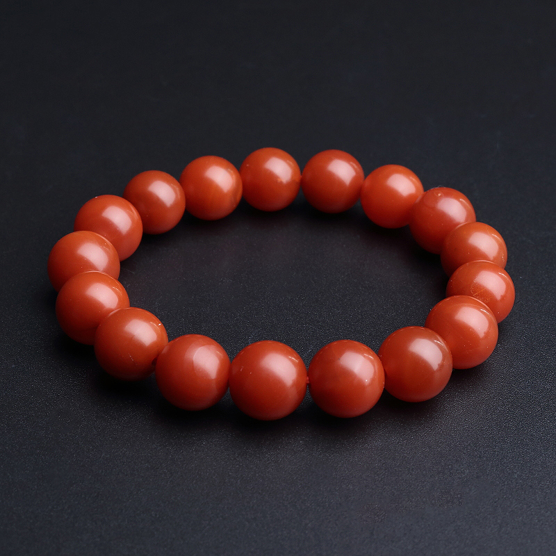南红圆珠手串 - 红掌柜
