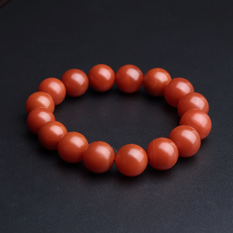 南红圆珠手串 - 红掌柜
