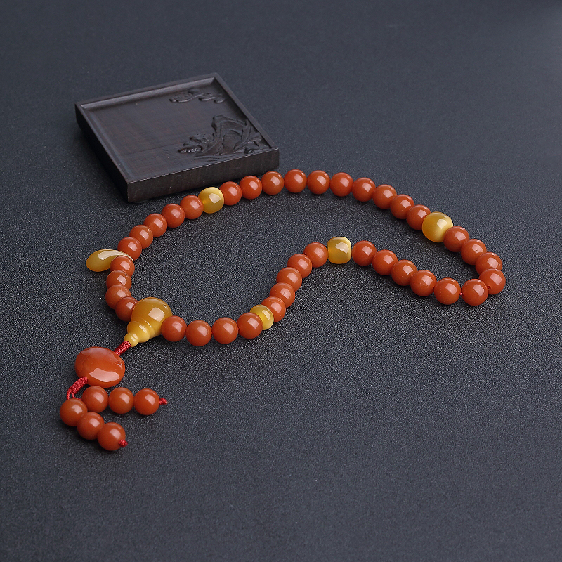 柿子红南红手持 - 红掌柜