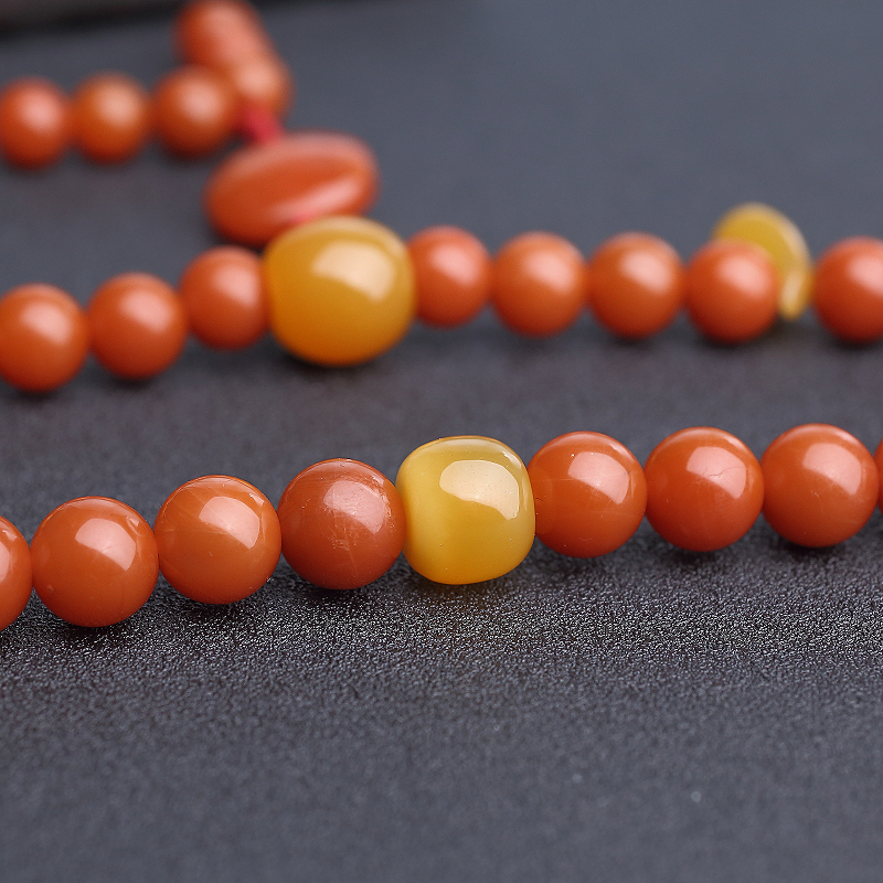 天然柿子红南红 - 红掌柜