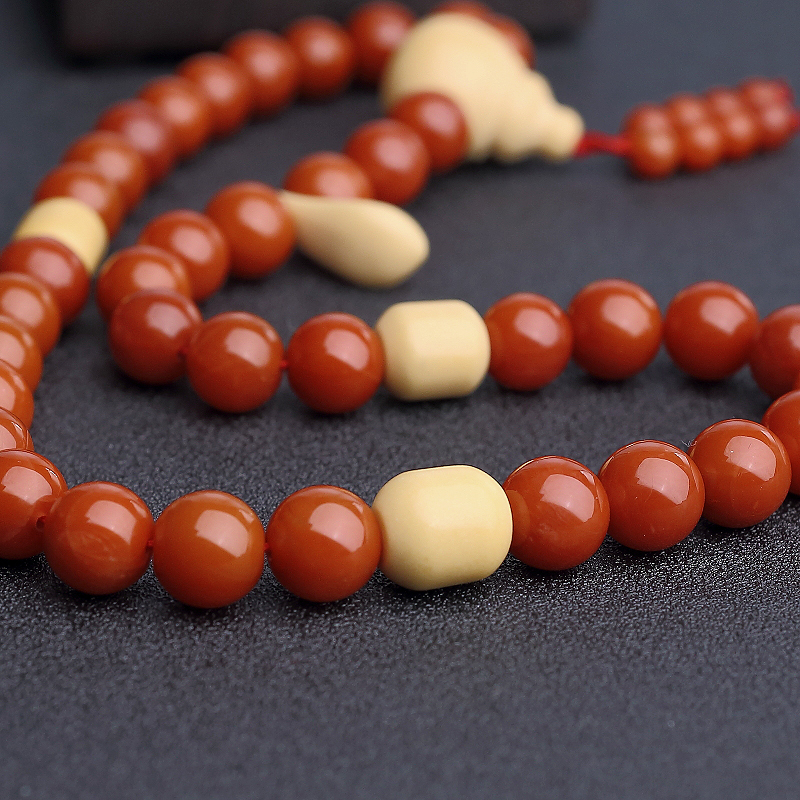 保山天然南红手持 - 红掌柜