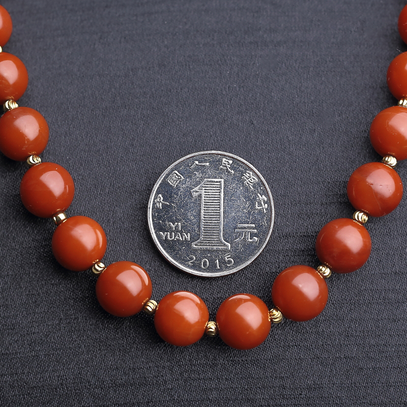 10mm保山南红项链-红掌柜
