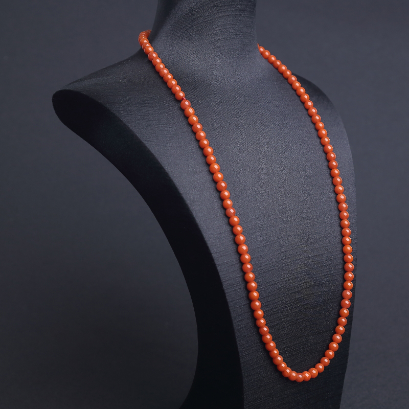 保山天然南红佛珠 - 红掌柜
