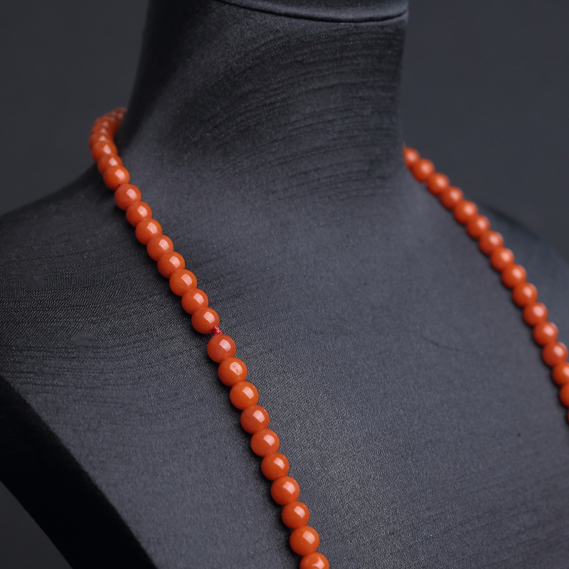 天然南红佛珠 - 红掌柜