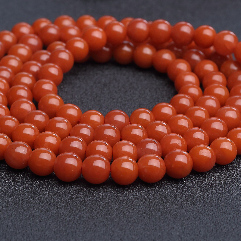 保山天然南红佛珠 - 红掌柜