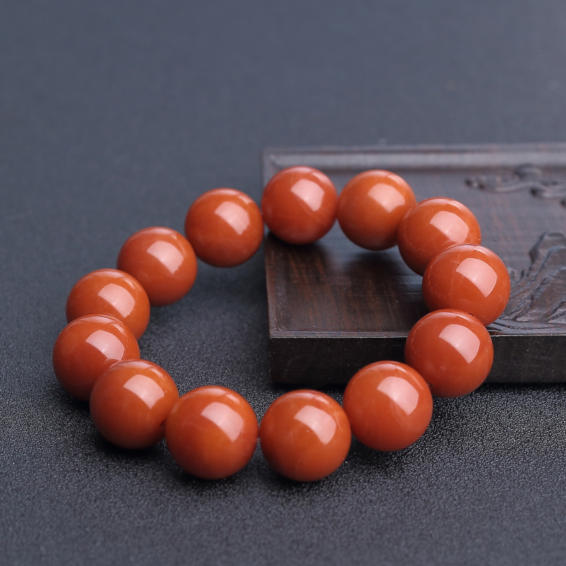 保山南红圆珠手串 - 红掌柜