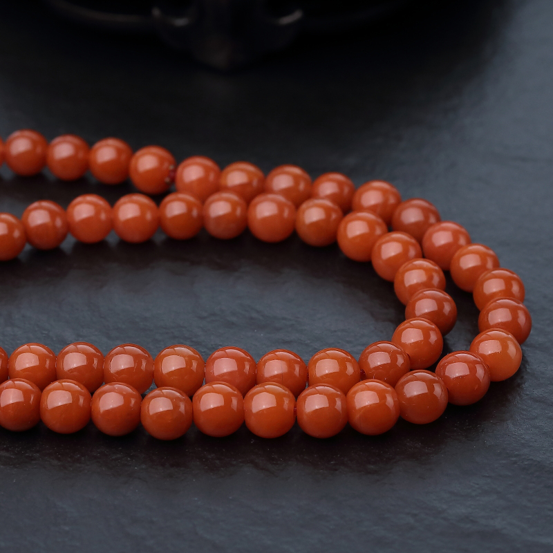 天然南红108佛珠-红掌柜