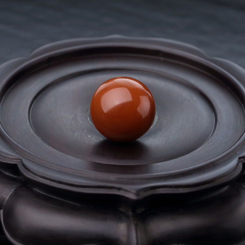 南红圆珠-红掌柜