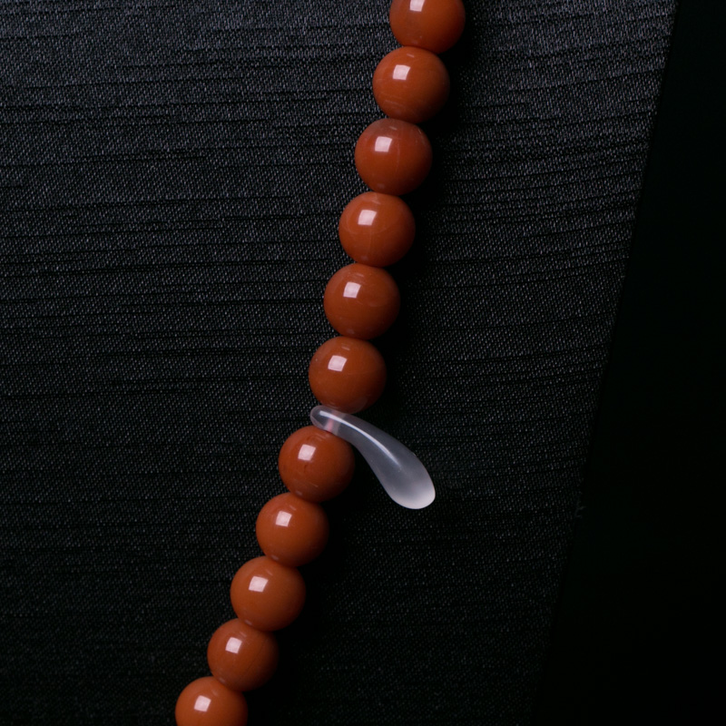 天然南红佛珠-红掌柜