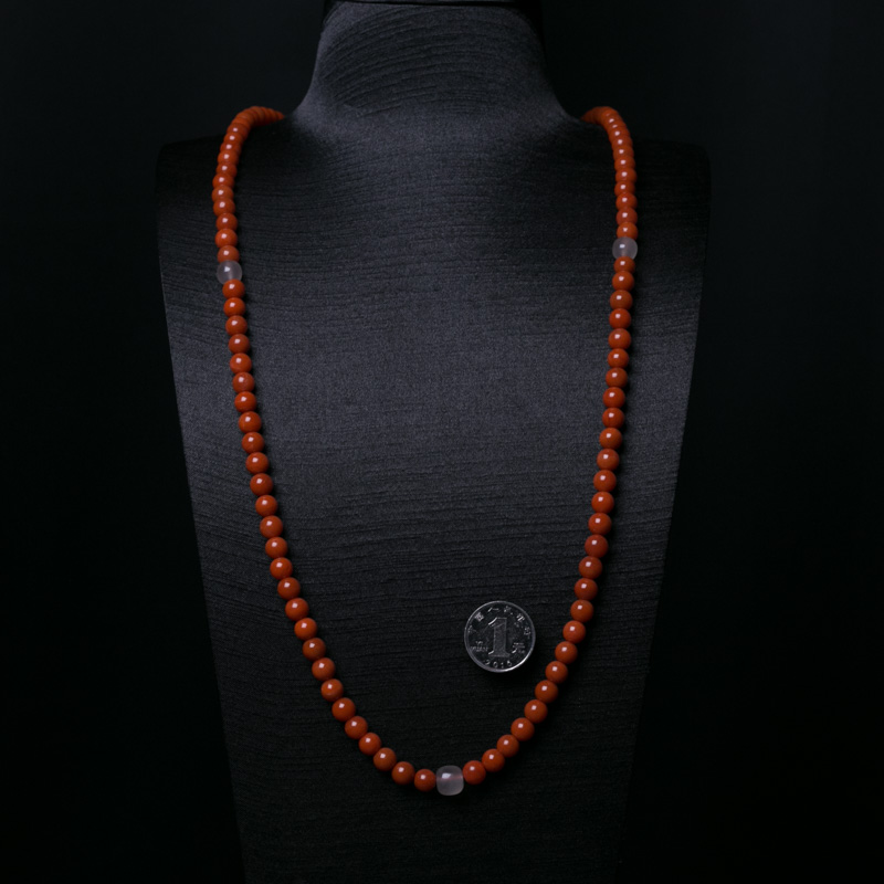 保山南红佛珠-红掌柜