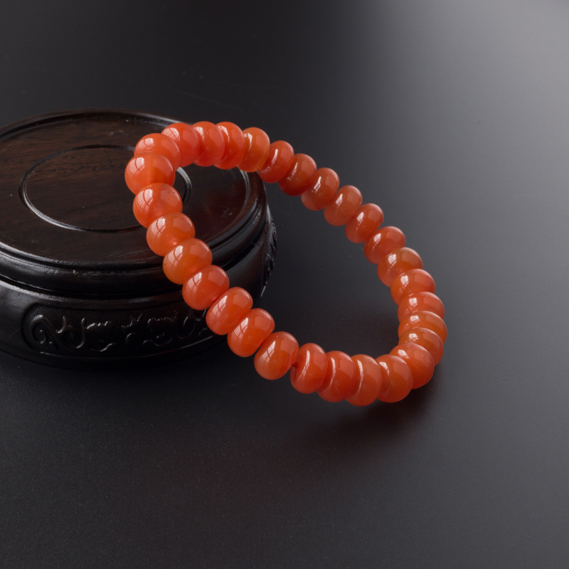 算盘珠南红手串 - 红掌柜