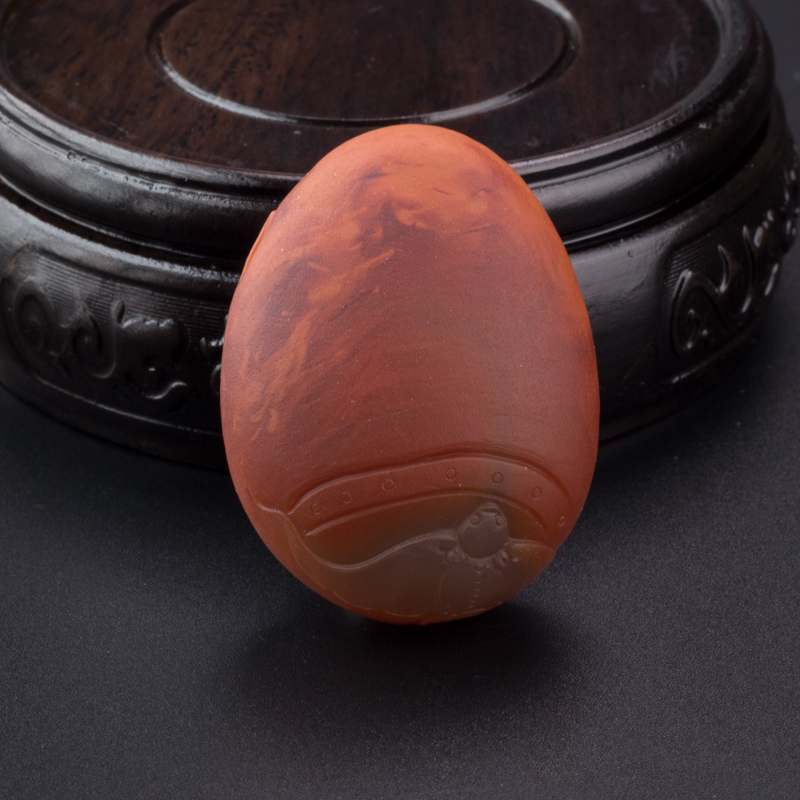 川料天然南红兽头吊坠-红掌柜