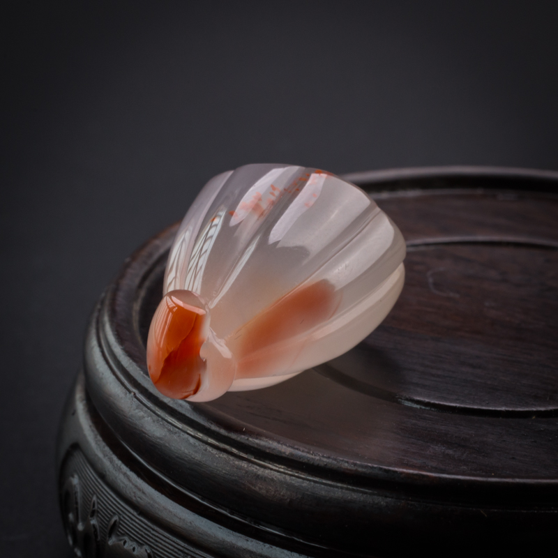 南红莲蓬吊坠-红掌柜