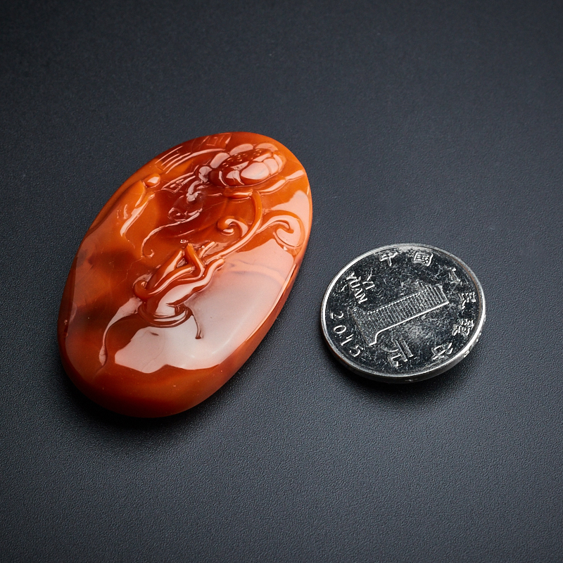 川料南红吊坠-红掌柜