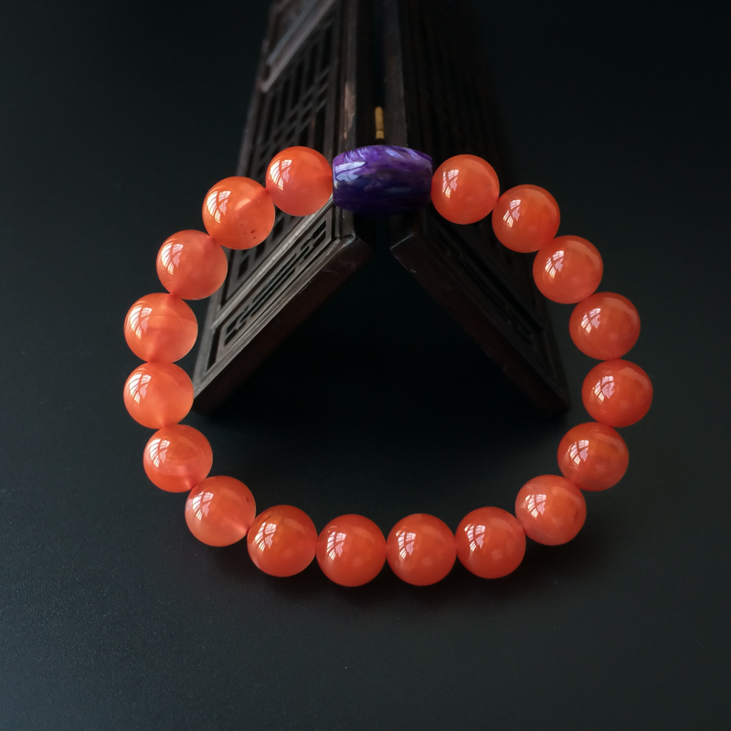 樱桃红南红手串-红掌柜