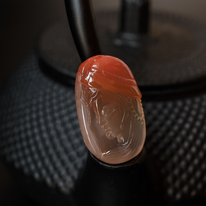 南红吊坠-红掌柜