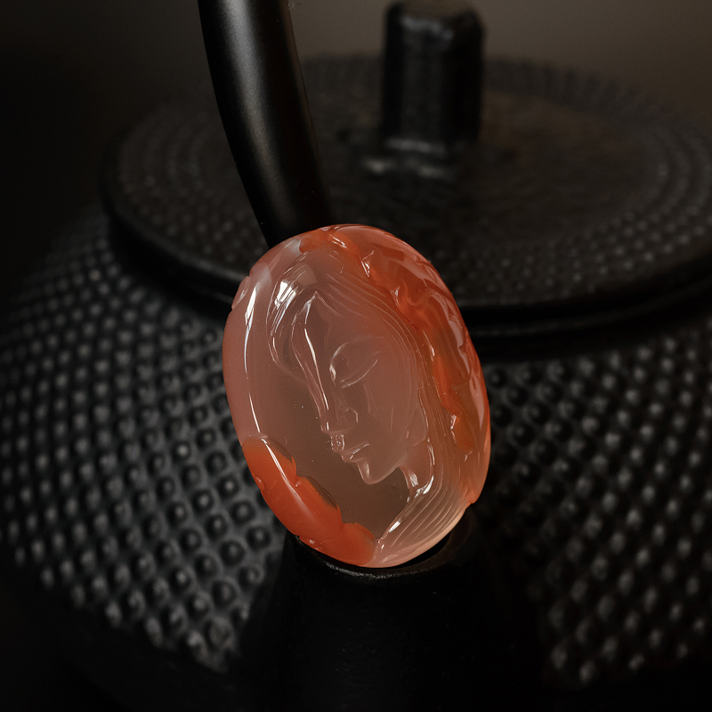 南红吊坠-红掌柜