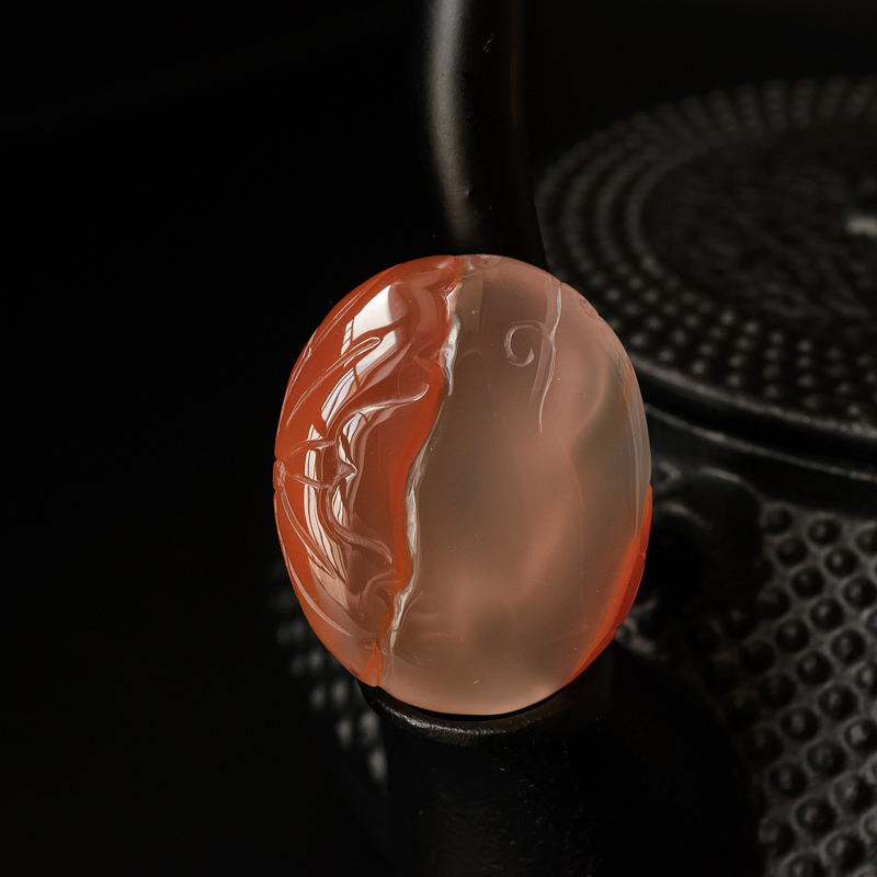 冰飘南红吊坠-红掌柜