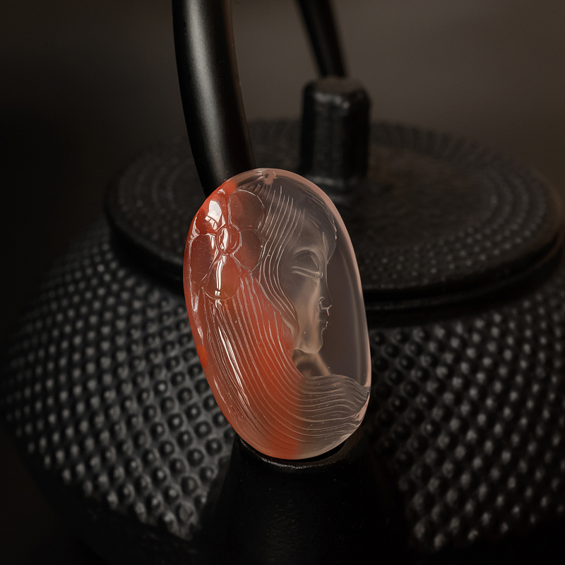 南红吊坠-红掌柜