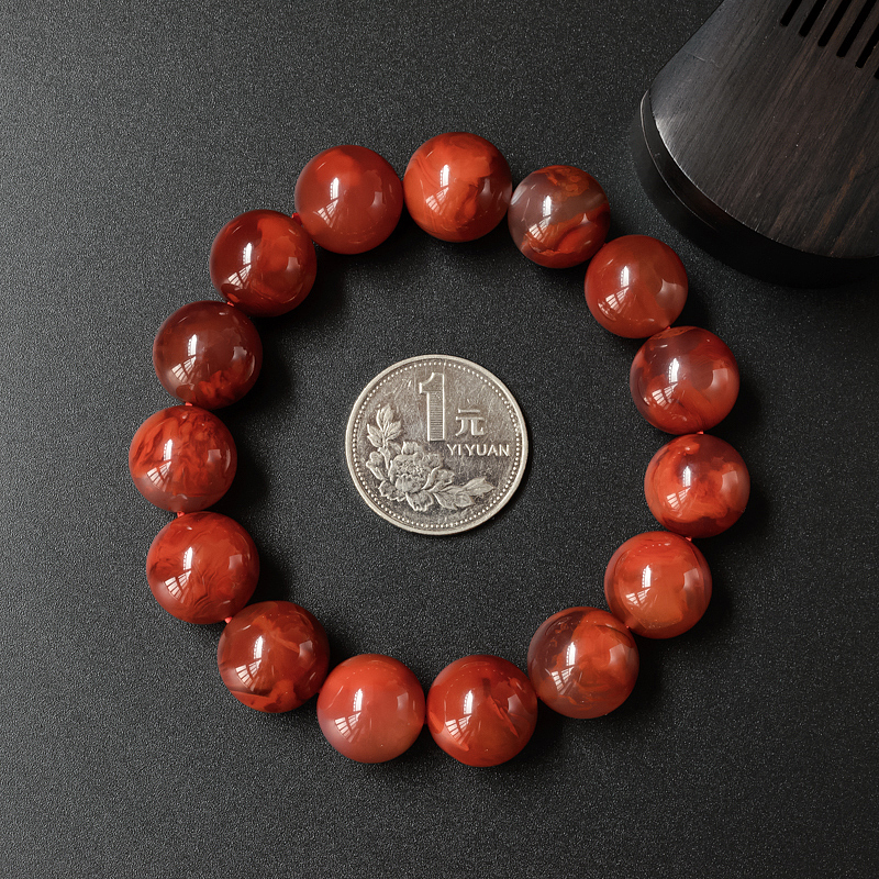 南红手串-红掌柜