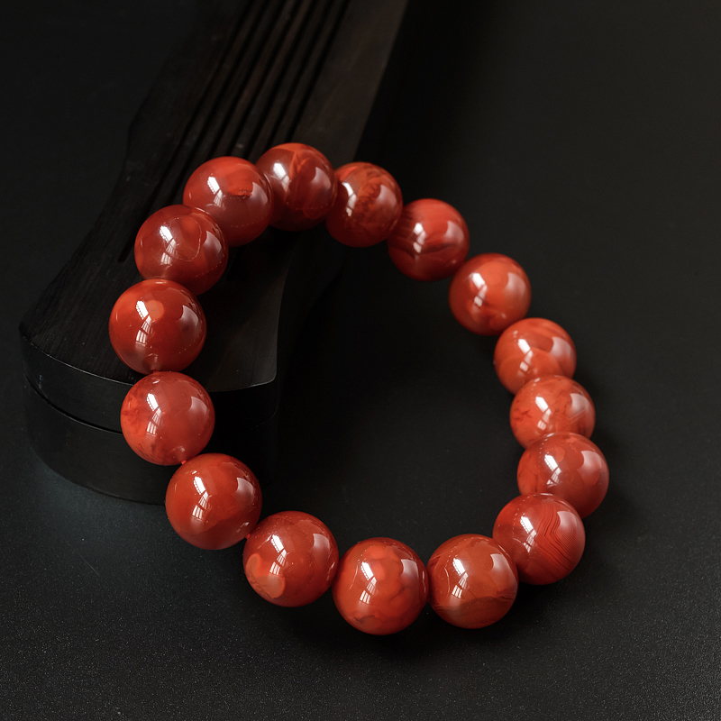 南红手串-红掌柜