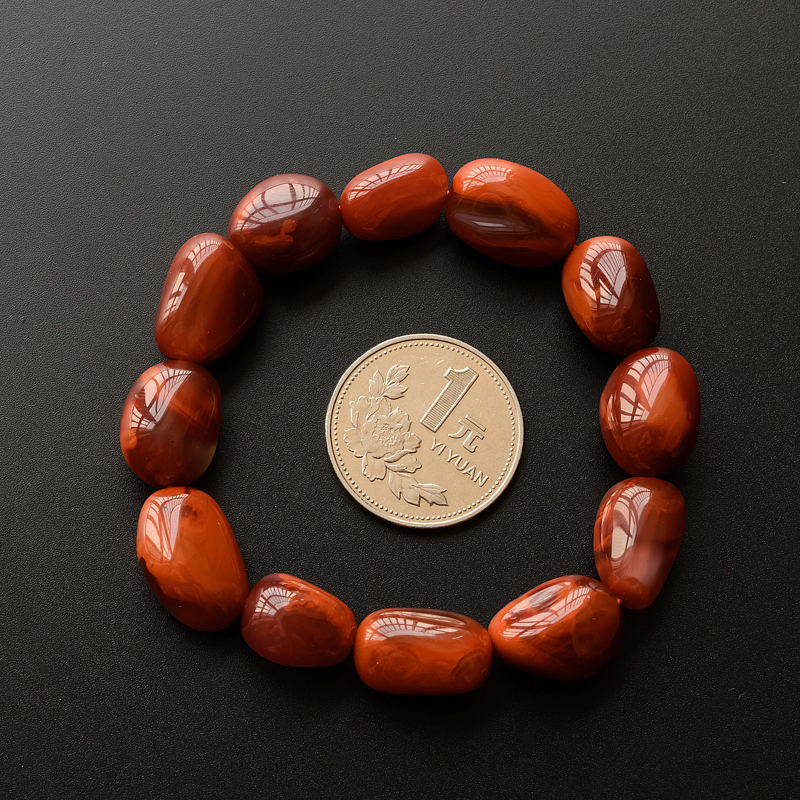 南红随形手串-红掌柜