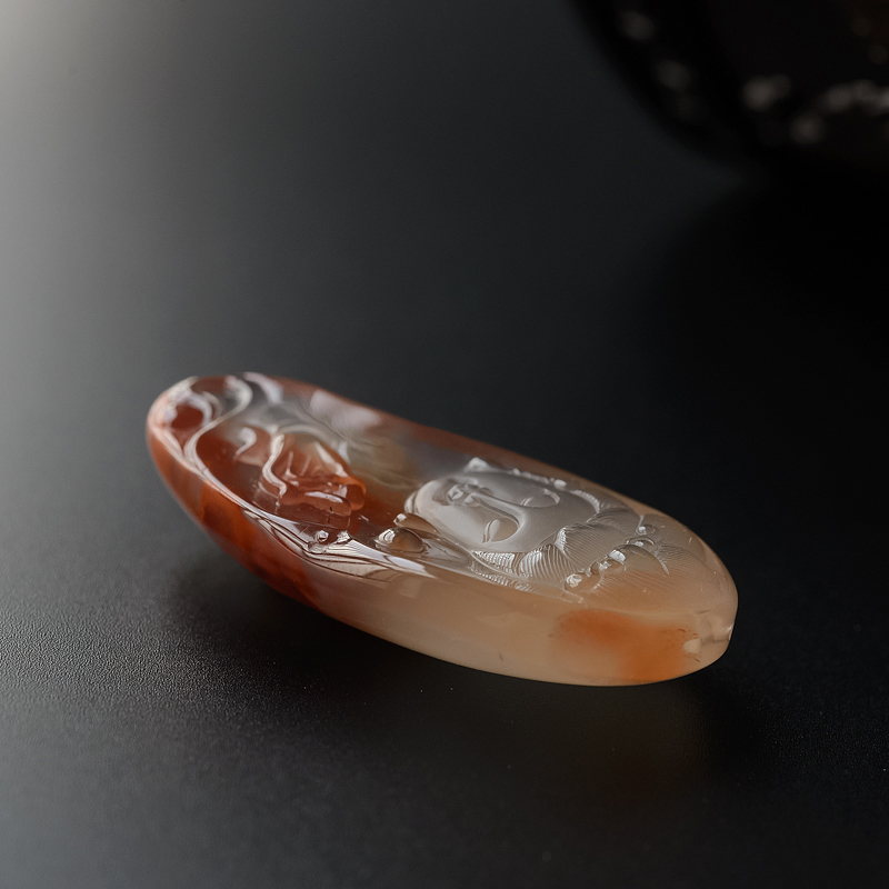 冰飘南红观音吊坠-红掌柜