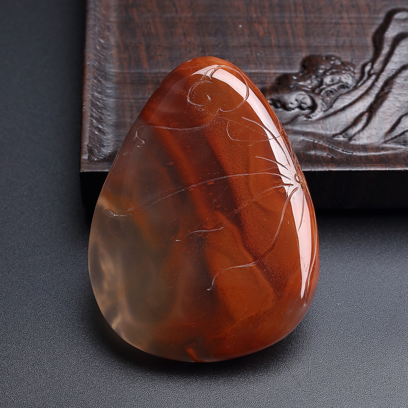 四川冻料南红观音吊坠-红掌柜