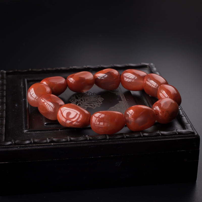 南红随形手串 - 红掌柜