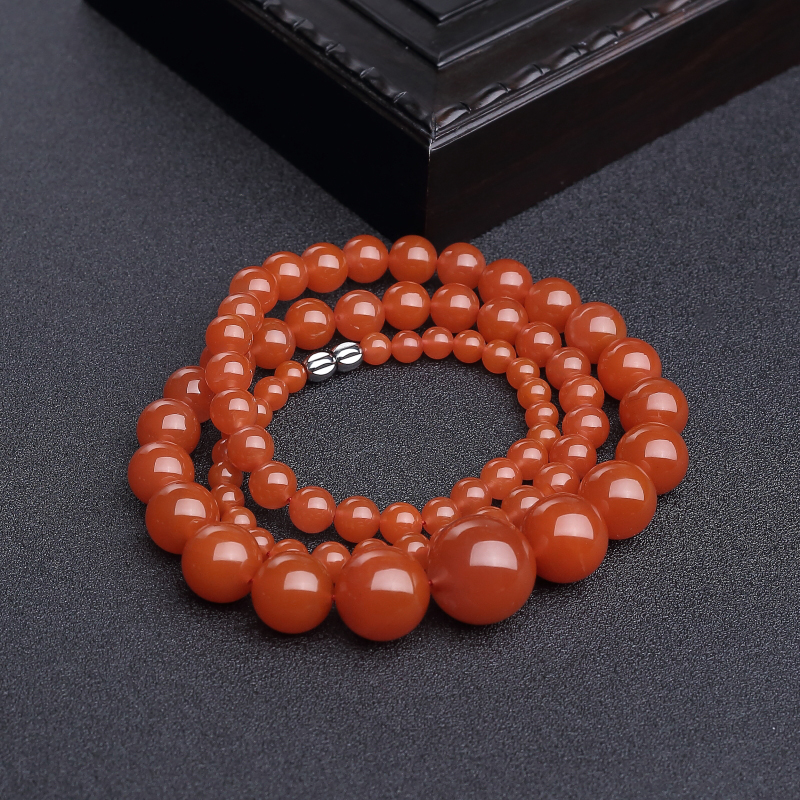 川料天然南红塔链-红掌柜