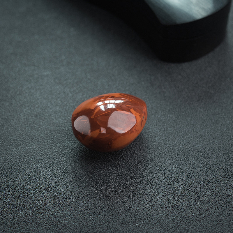 火焰纹南红随形吊坠-红掌柜