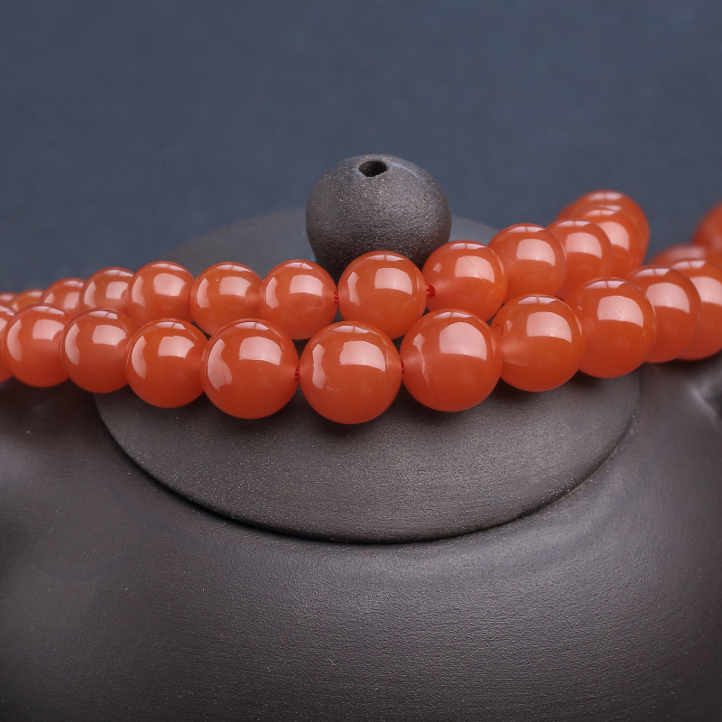 川料天然南红塔链-红掌柜