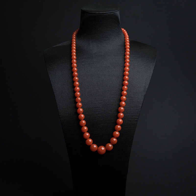 樱桃红南红塔链-红掌柜