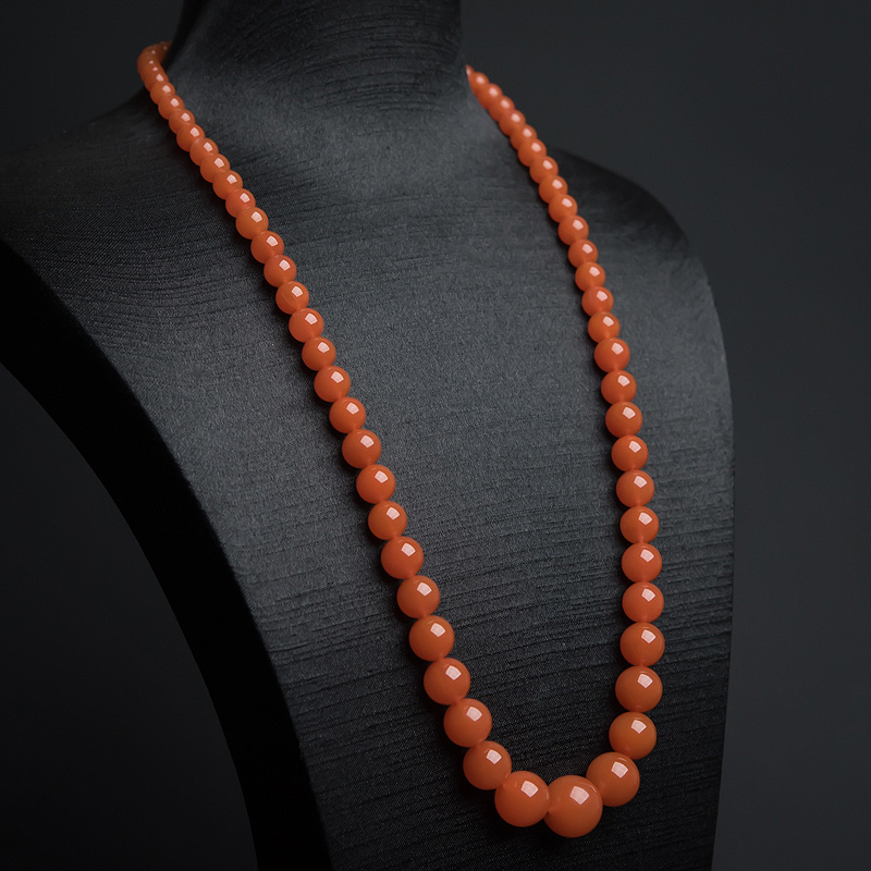 四川樱桃红南红塔链-红掌柜