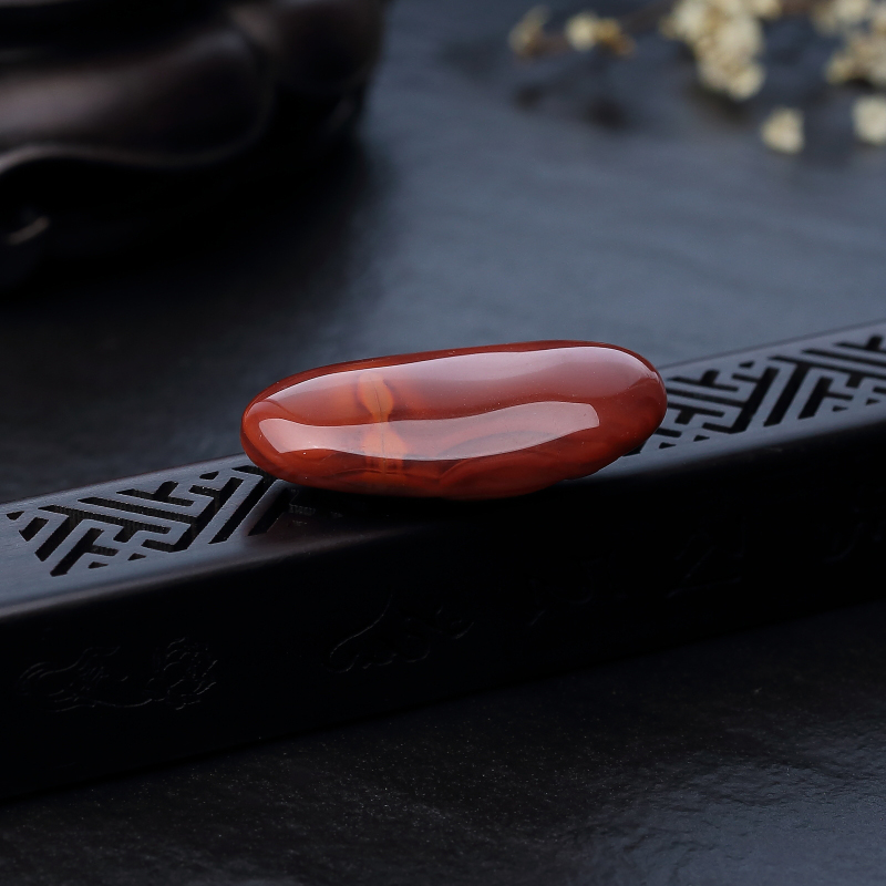 天然南红吊坠-红掌柜