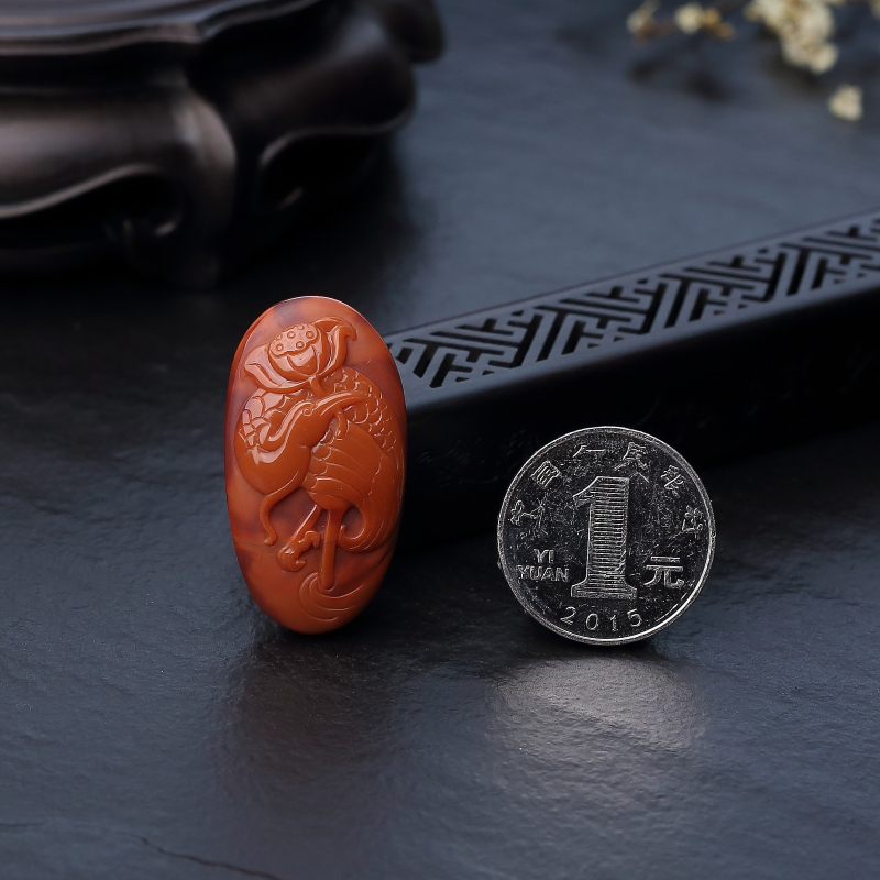 南红吊坠-红掌柜