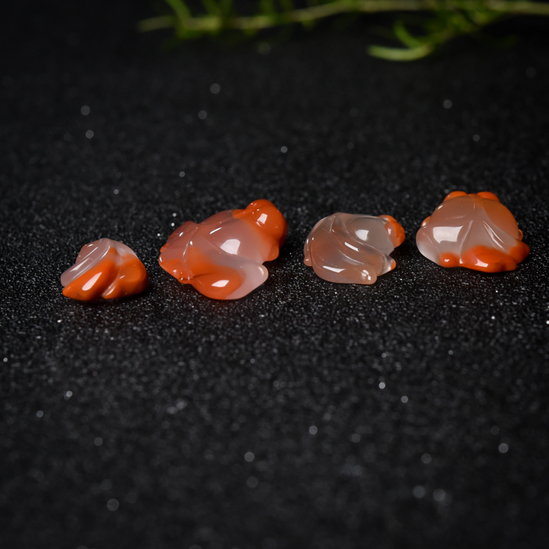 冰飘料南红金鱼套装-红掌柜