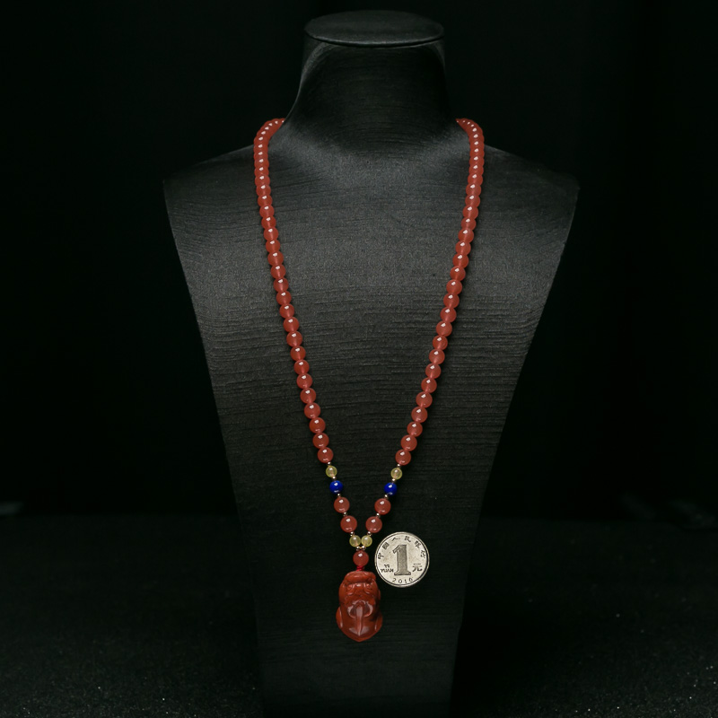 南红貔貅项链-红掌柜