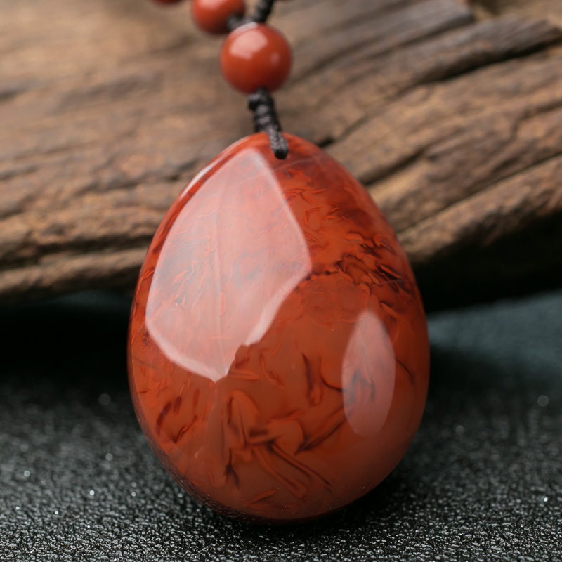 四川天然南红随形项链-红掌柜