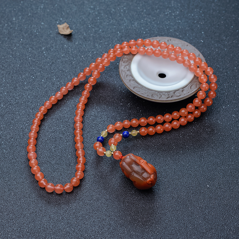 南红项链-红掌柜