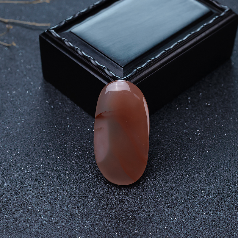 南红连年有余吊坠-红掌柜