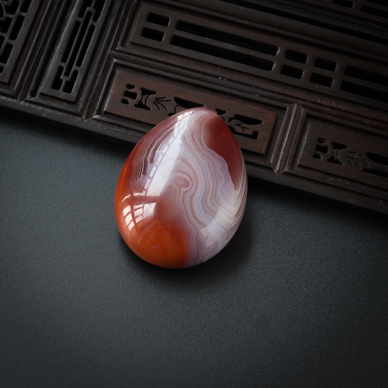 南红水滴吊坠-红掌柜